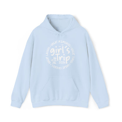 Girl's Trip 2026 Memories Friends Trip Matching Vacation Hoodie For Men Women Hoodie