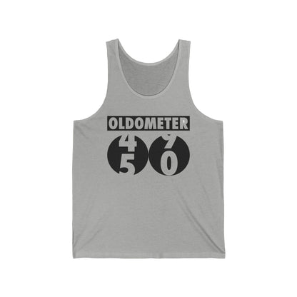 Funny Oldometer Odometer 50th Birthday Gift 50 yrs Old Joke Tank Top For Men Women Tank Top