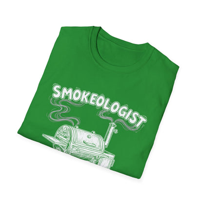 Funny Smokeologist Pitmaster BBQ Smoker Grilling T-Shirt