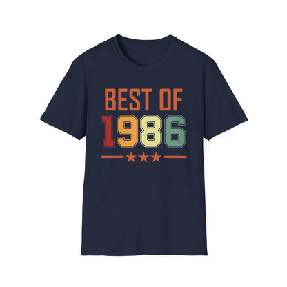 Funny Vintage Best of 1986 40 Year Old Gift 40th Birthday T-Shirt For Men Women T-Shirt