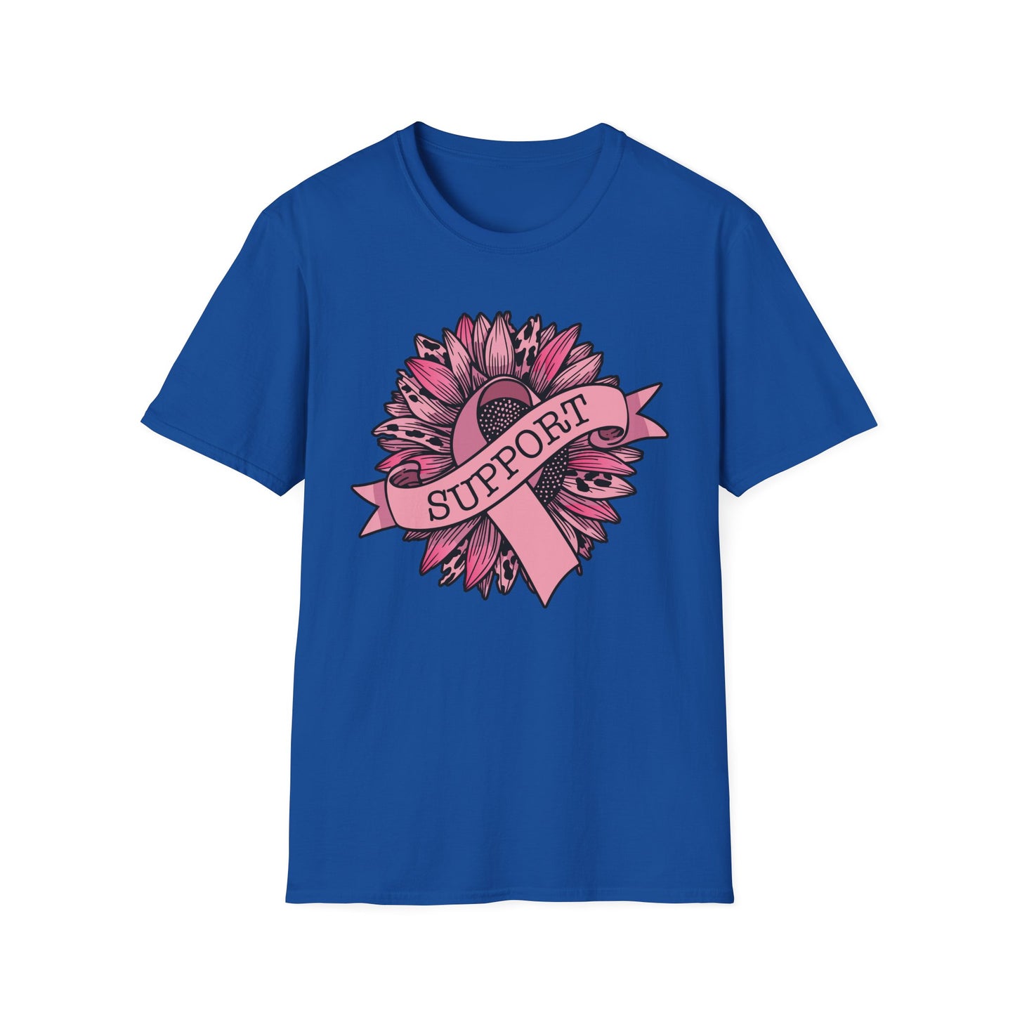 Sunflower Pink Breast Cancer Awareness Women Warrior T-Shirt For Men Women