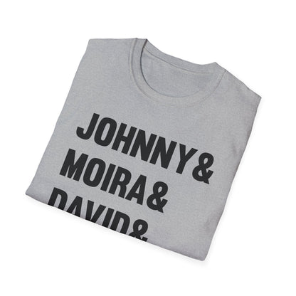 Funny Johnny Moira David Alexis And Stevie Movie TV Series T-Shirt Men Women