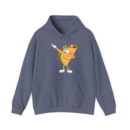 Funny Dabbing Taco Cinco de Mayo Boys Men Mexican Food Dab Hoodie