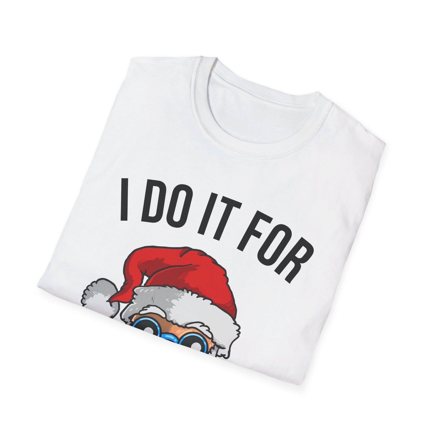 Funny Santa I Do It For The Ho's Christmas Xmas T-Shirt Men Women