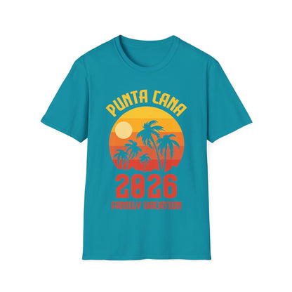 Punta Cana 2026 Family Vacation Vacay Beach Summer Holiday T-Shirt