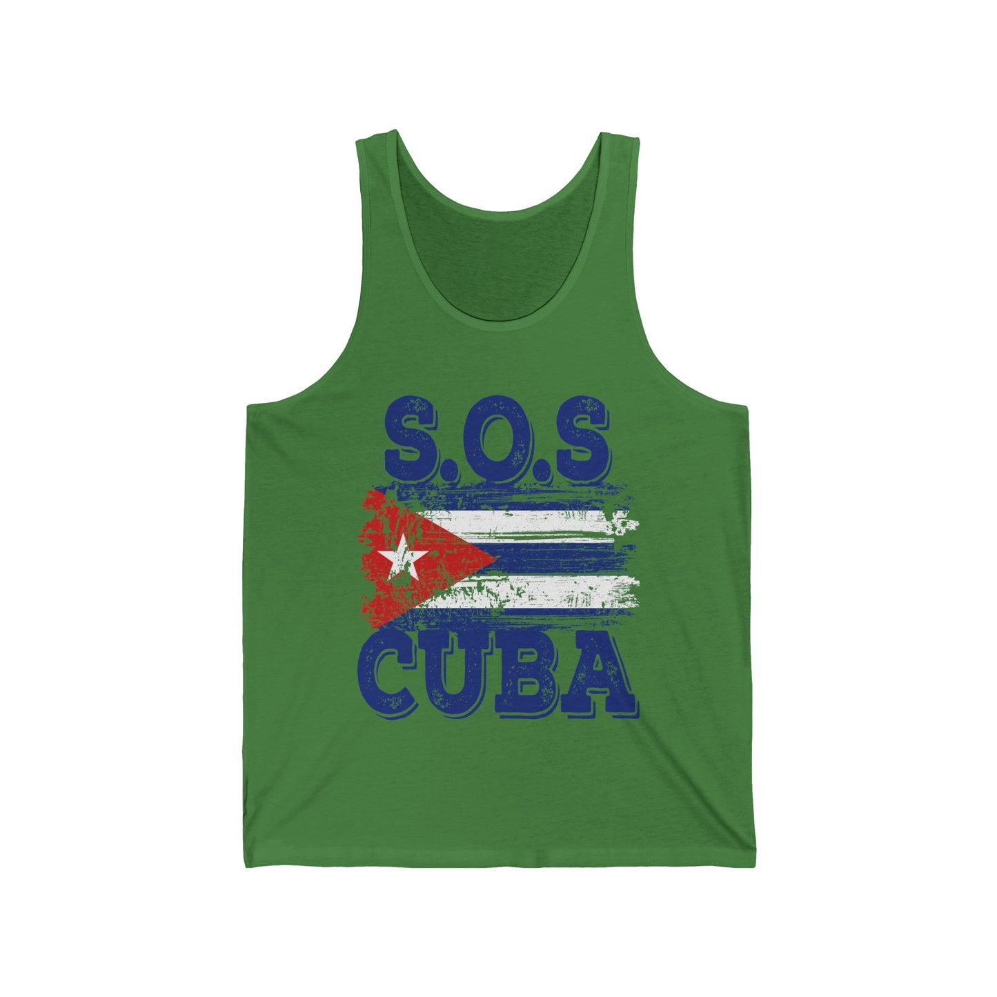 SOS Cuba Cuban Flag Shirt Man Cuban Tank Tops for Men Women