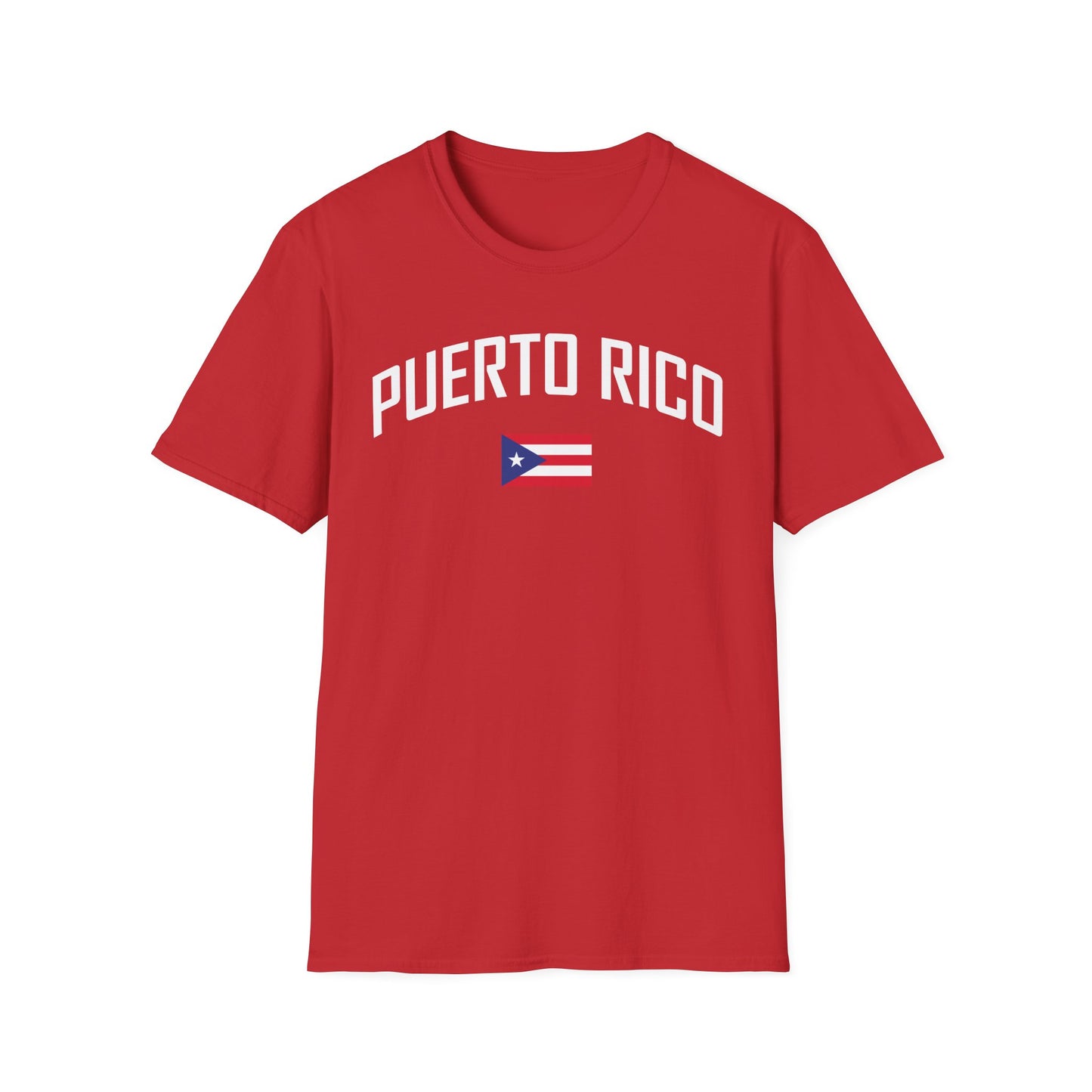 Puerto Rico Flag Retro Text T-Shirt
