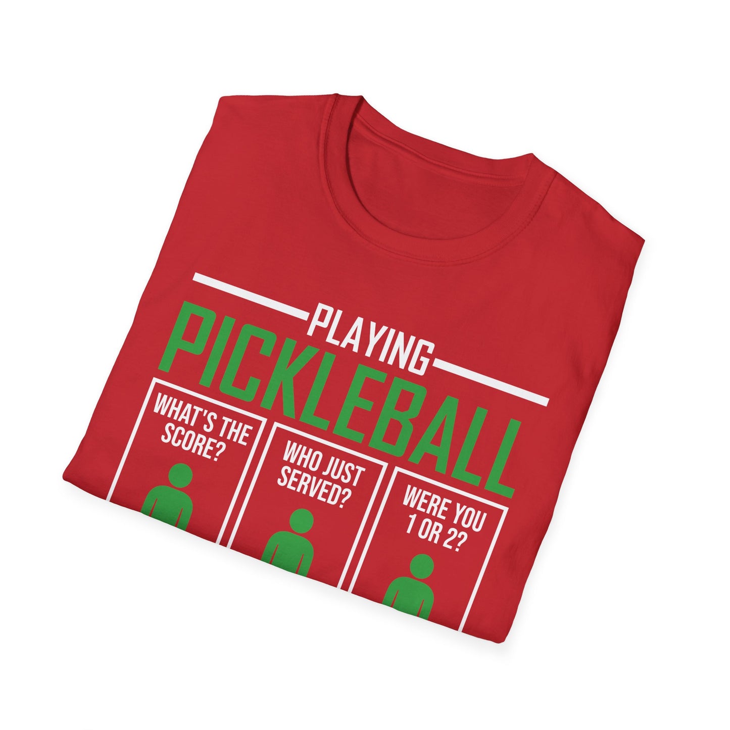 Funny Playing Pickleball Improves Memory Dink Player T-Shirt for Men Women