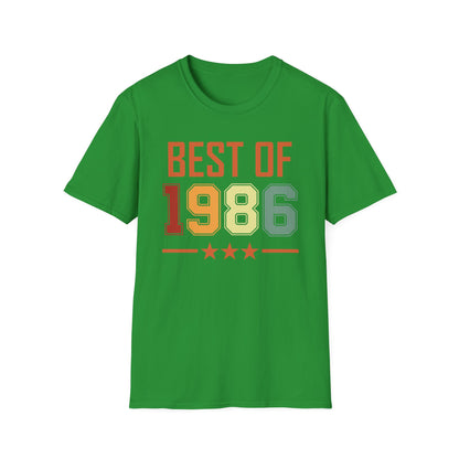 Funny Vintage Best of 1986 40 Year Old Gift 40th Birthday T-Shirt For Men Women T-Shirt
