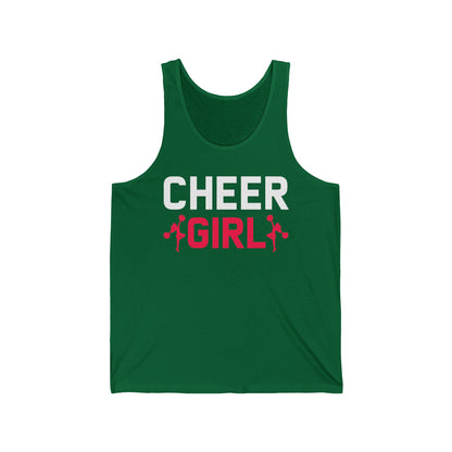 Funny Cheer Team Cheerleading Cheering Cheerleader Tank Top For Women Girls Tank Top