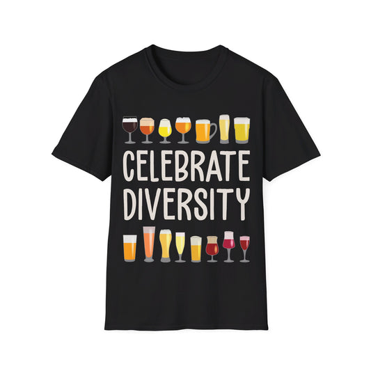 Funny Celebrate Diversity Craft Beer Drinking Weekend T-Shirt