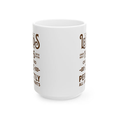 60th Birthday Mug 60 Years Old Vintage Legends Funny Born In 1966 Coffee Mug For Men Women