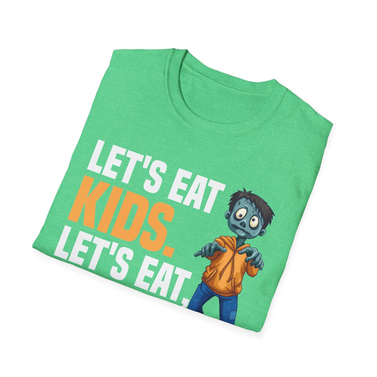 Funny Lets Eat Kids Humor Funny Halloween Teacher Grammar T-Shirt Men Women