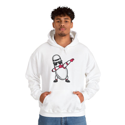 Funny Bowling Pin Dabbing Sunglasses Bowler Player Hoodie For Men Women Hoodie