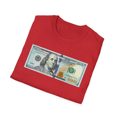 Funny Pro Trump 100 Dollar Bill Donald Trump Signature 4th of July American Patriot Support Trump Gift T-Shirt