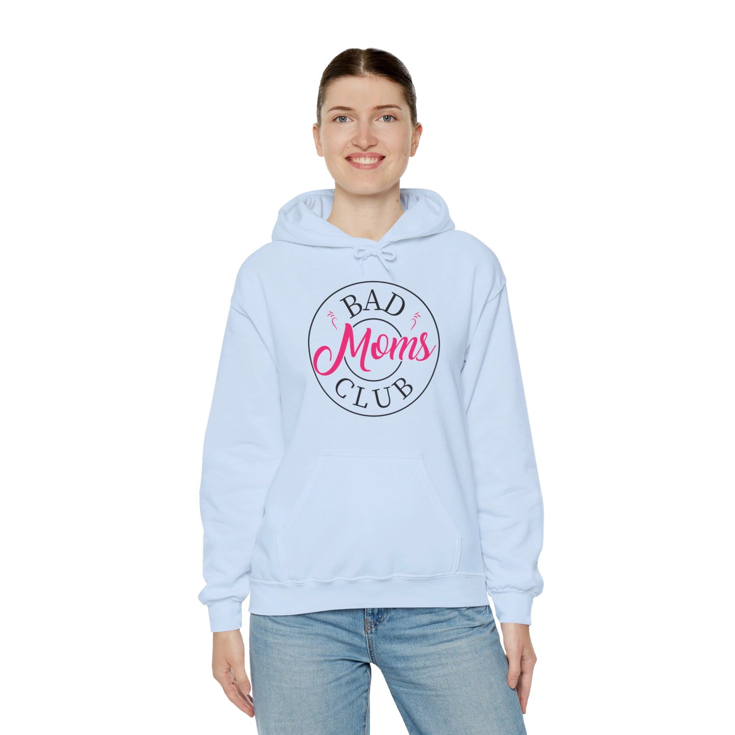 Funny Bad Moms Clubs New Mom Mother Hustler Sarcastic Woman Gift Hoodie