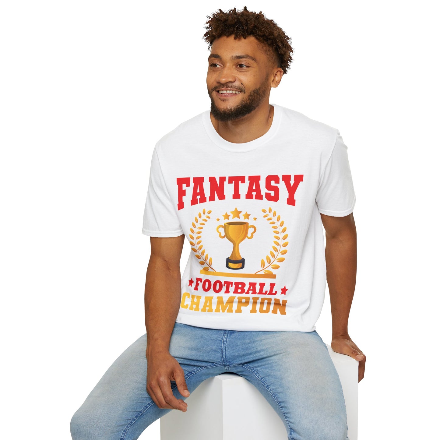 Funny Fantasy Football League Champion Footballer T-Shirt Men Women