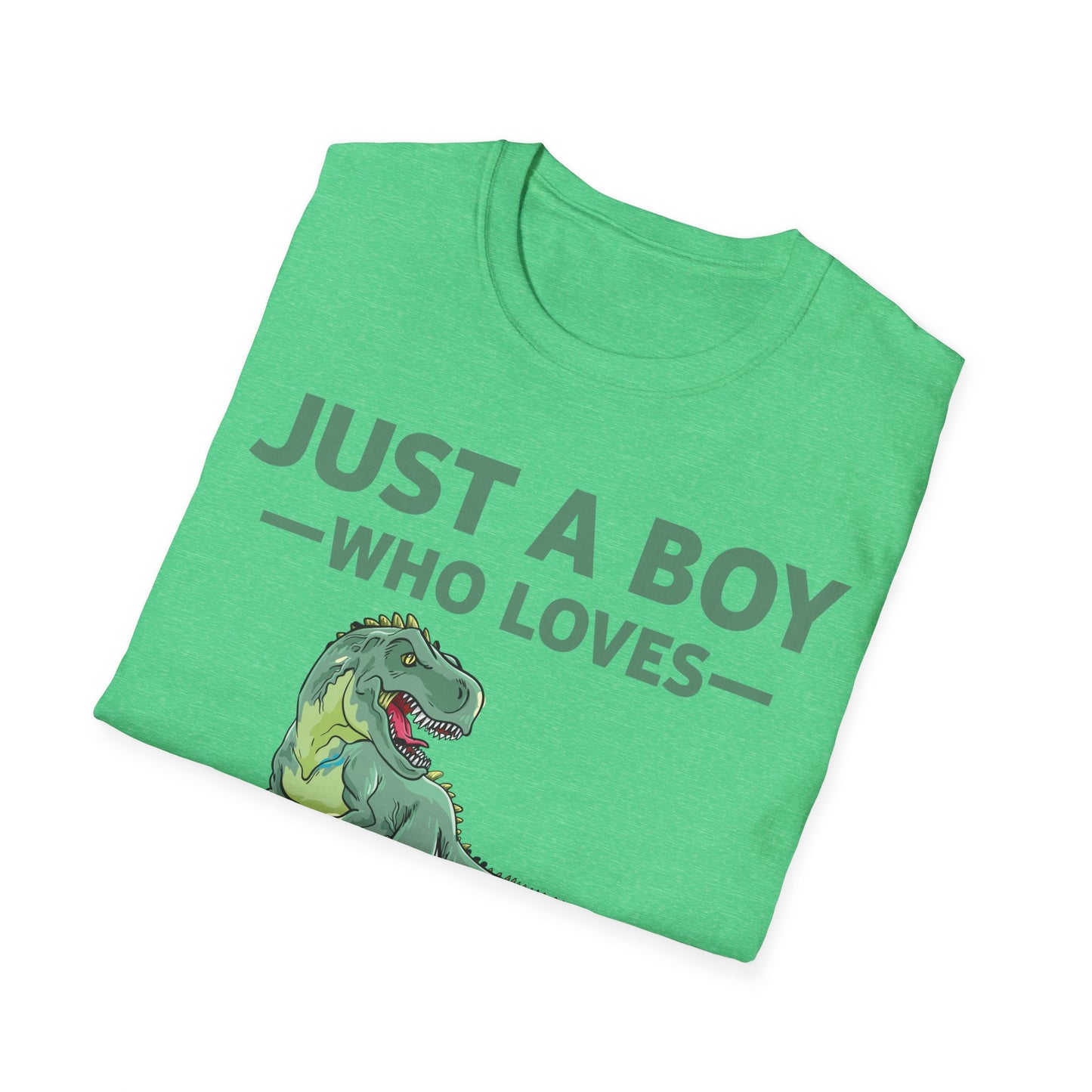 Just a Boy Who Loves Dinosaurs T-rex Schoolboys Paleontologist T-Shirt