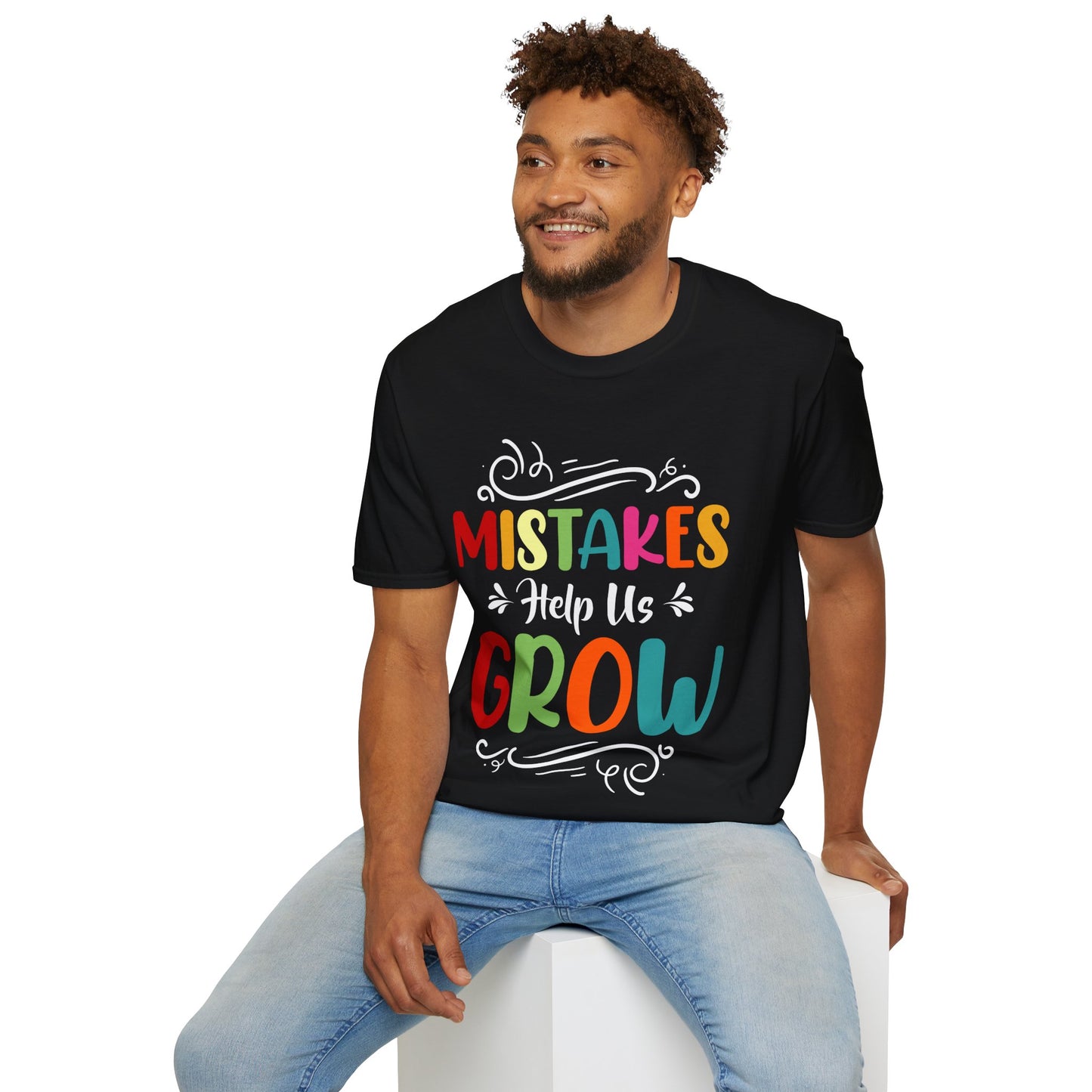 Mistakes Help Us Grow Teacher Student Funny Back To School T-Shirt