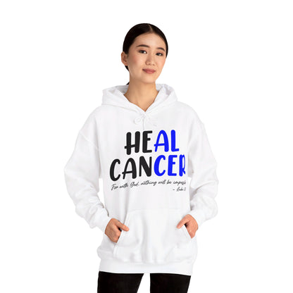Colon Cancer Faith Bible Verse CRC Awareness Support Heal Family Hoodie For Men Women