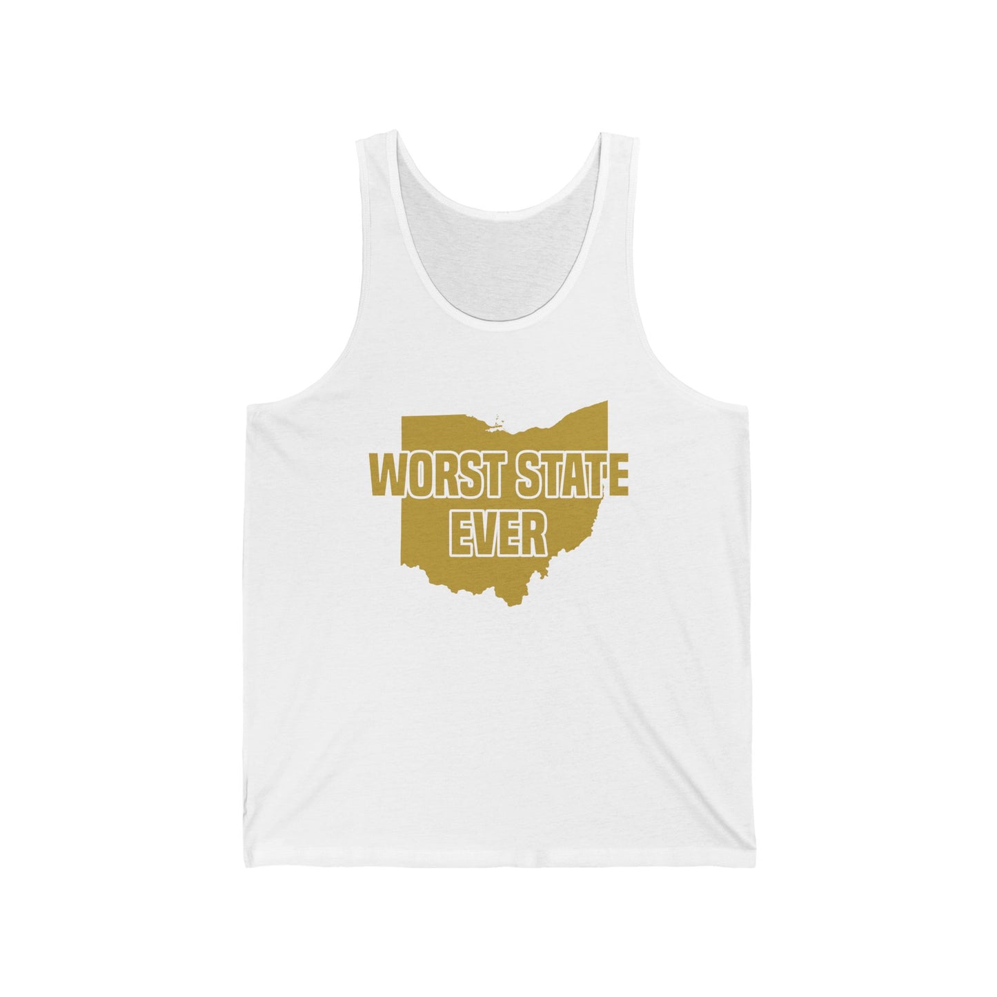 Worst State Ever Ohio Sucks Michigan Sports Fan Tank Tops For Men Women