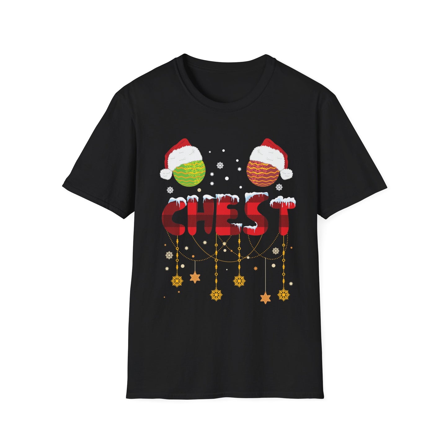 Chest Nuts Matching Chestnuts Funny Christmas Couples Chests T-Shirt