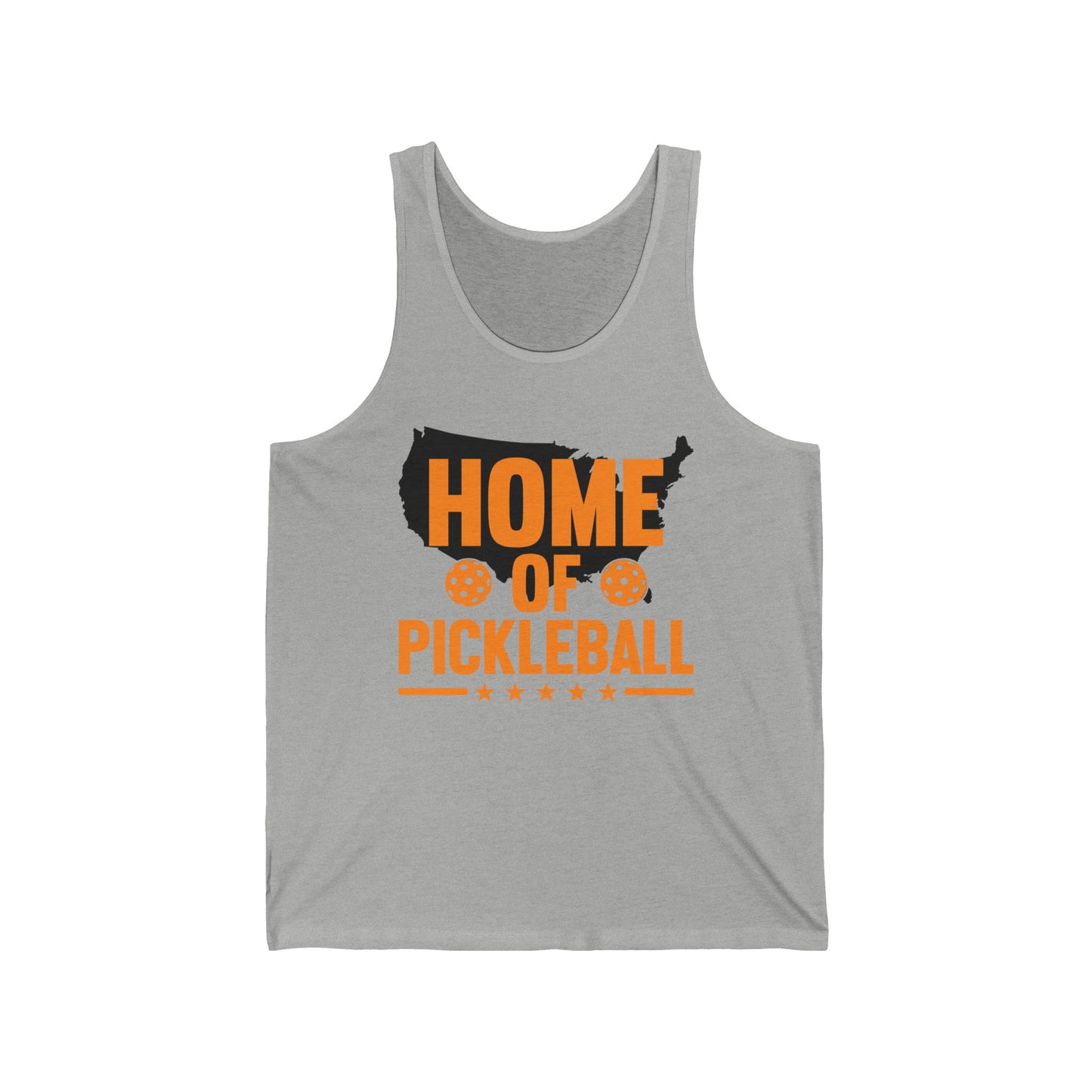 Home of Pickleball USA Map America Tank Top For Men Women Kids