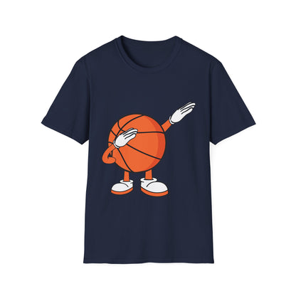 Funny Dabbing Basketball Dancing Ball Game In Shoes T-Shirt For Men Women T-Shirt