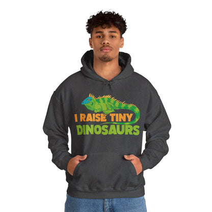 Funny Leopard Gecko I Raise Tiny Dinosaurs Lizard Reptile Geckos Hoodie For Men Women