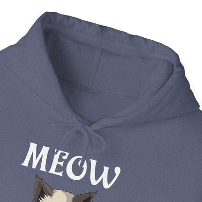 Meowstache Cat Mustache Moustache Beard Bearded Kitten Lovers Hoodie For Men Women Hoodie