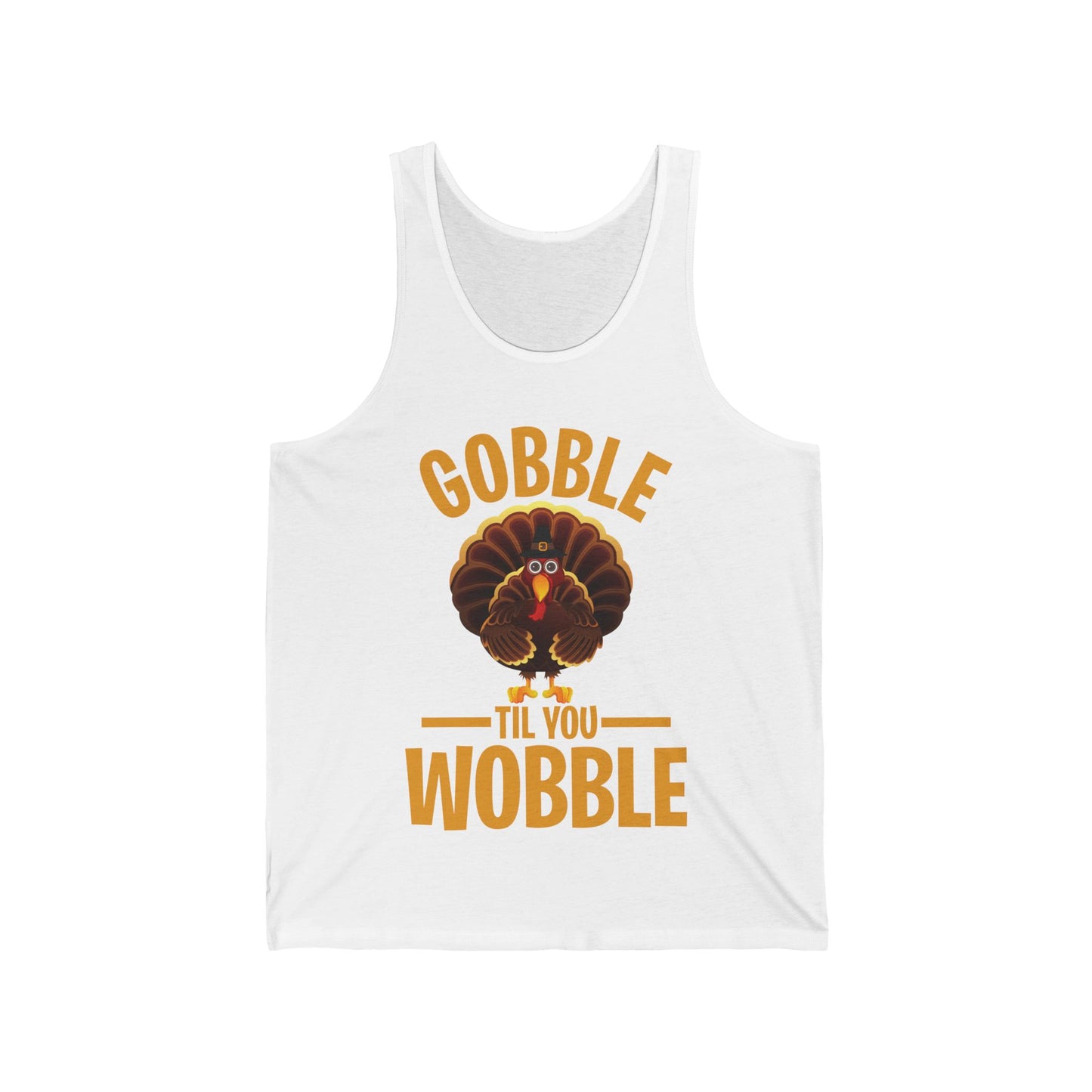 Thanksgiving Gobble Till You Wobble Turkey Family Dinner Tank Top For Men Women