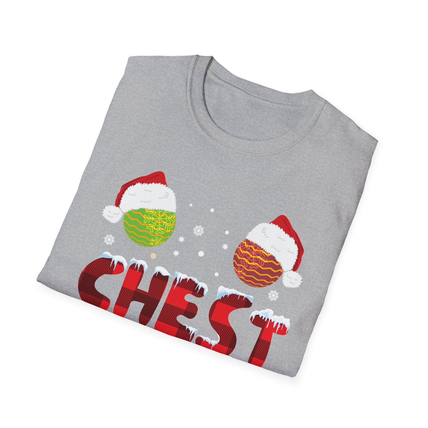 Chest Nuts Matching Chestnuts Funny Christmas Couples Chests T-Shirt