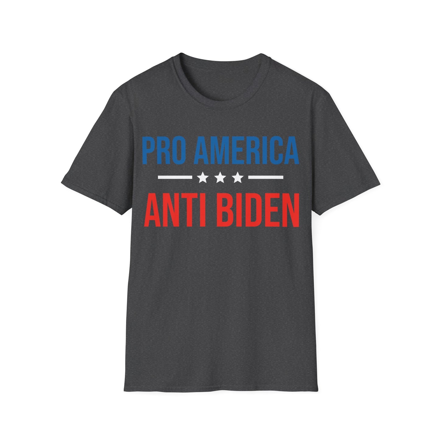 Pro America Anti Biden Flag Impeach Joe Biden Anti-Biden 8646 T-Shirt Men Women