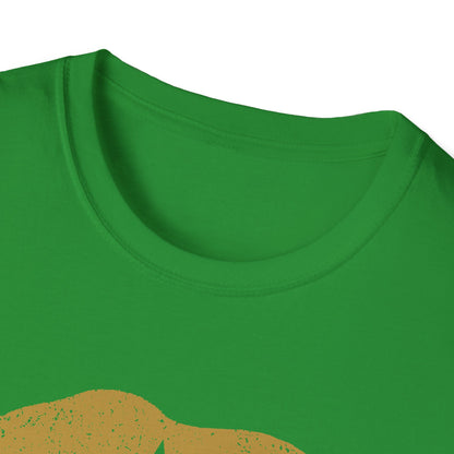 California Golden State Bear Vintage Distressed Graphic T-Shirt