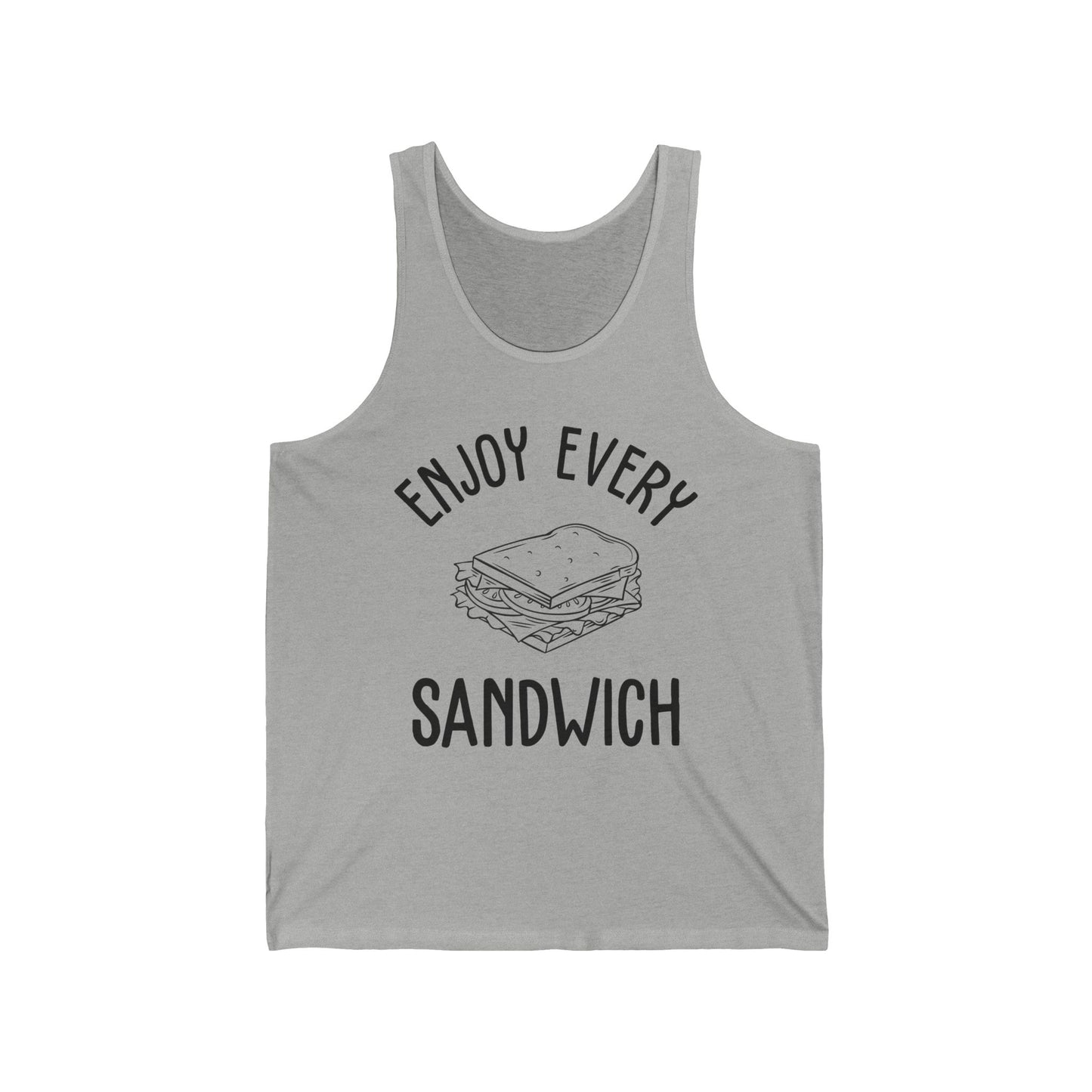 Enjoy Every Sandwich Top For Women Men Food Cute Foodie Tank Top