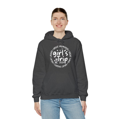 Girl's Trip 2024 Memories Friends Trip Matching Vacation Hoodie For Men Women Hoodie