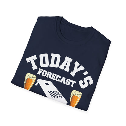 Funny Todays Forecast Corn Hole and Beer Sarcastic Beers Lover Cornhole Party