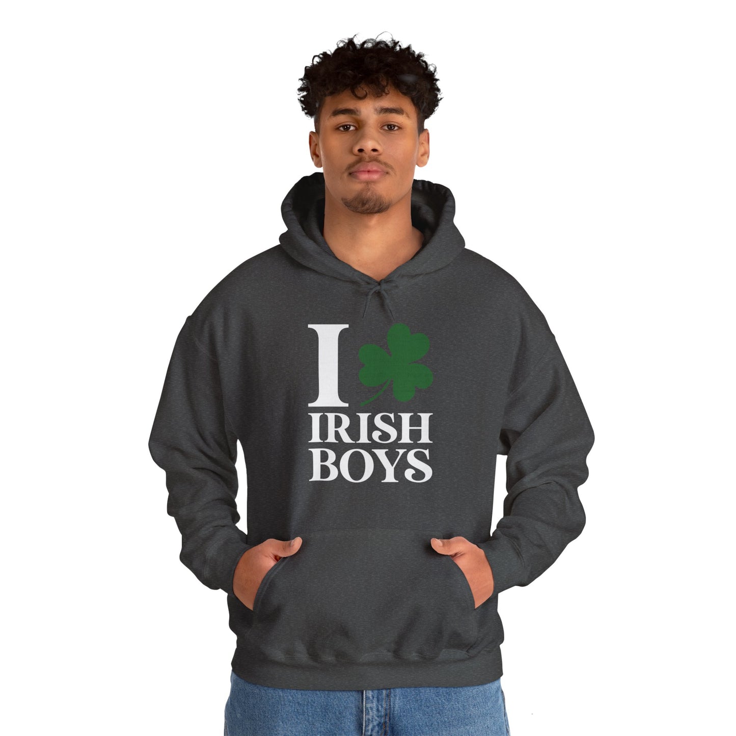 Funny I Love Irish Boys Shamrock St Patricks Day Hoodie For Men Women Hoodie