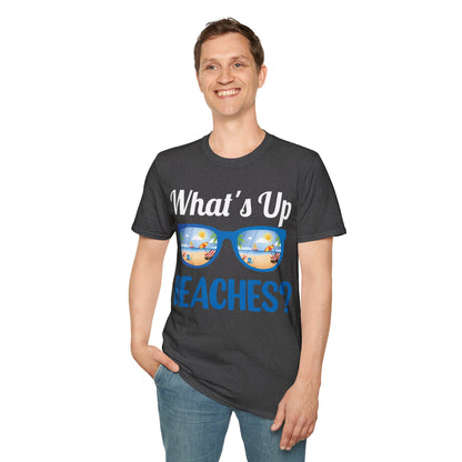 Funny What's Up Beaches Gifts Fathers Day Beach Vacation Summer T-Shirt