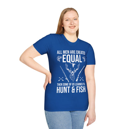 Funny Hunting Some Of Us Learned To Hunt & Fish Gift T-Shirt