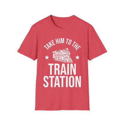 Take Him to The Train Station Platform T-Shirt Men Women