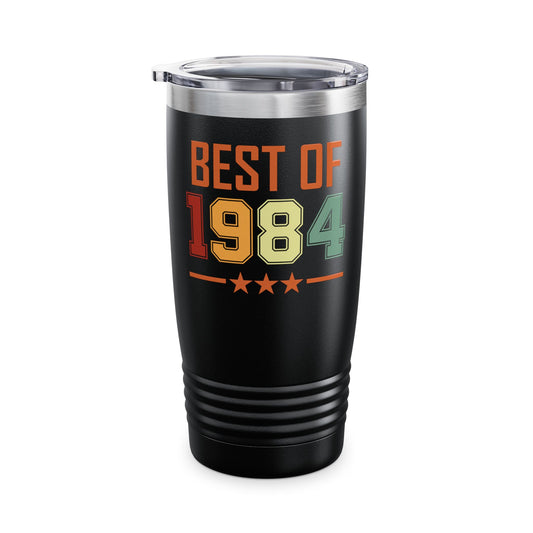 Funny Vintage Best of 1984 40 Year Old Gift 40th Birthday Tumbler For Men Women Tumbler