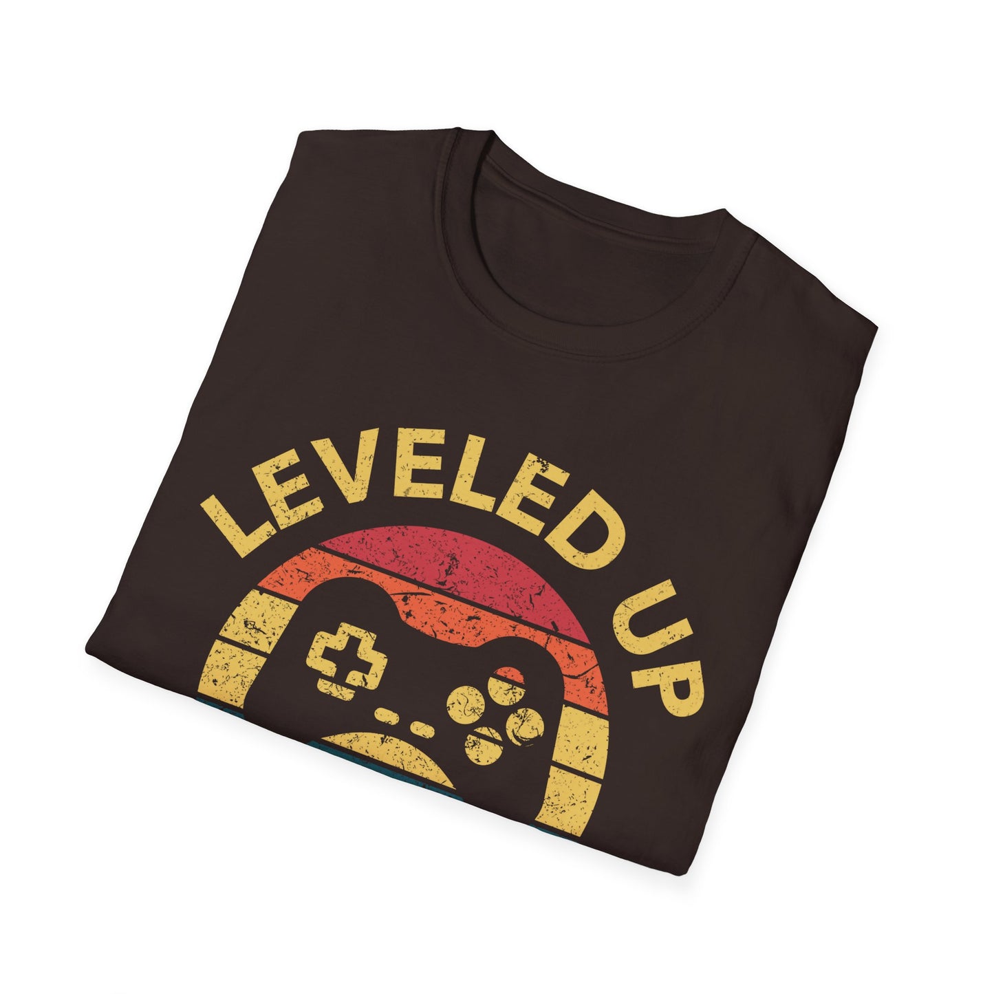 Funny Leveled Up to Mommy Mom Soon to be Mothers Day Gamer Gaming T-Shirt