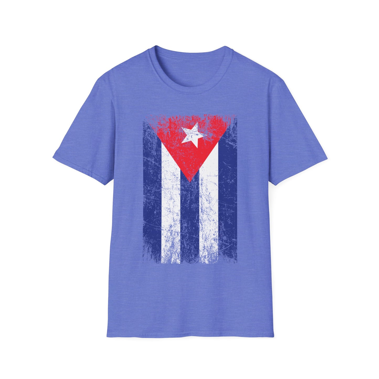 Cuba Distressed Vintage Cuba Flag Cuban T-Shirt For Men Women