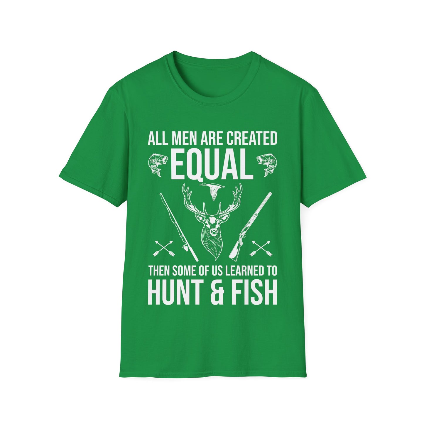 Funny Hunting Some Of Us Learned To Hunt & Fish Gift T-Shirt