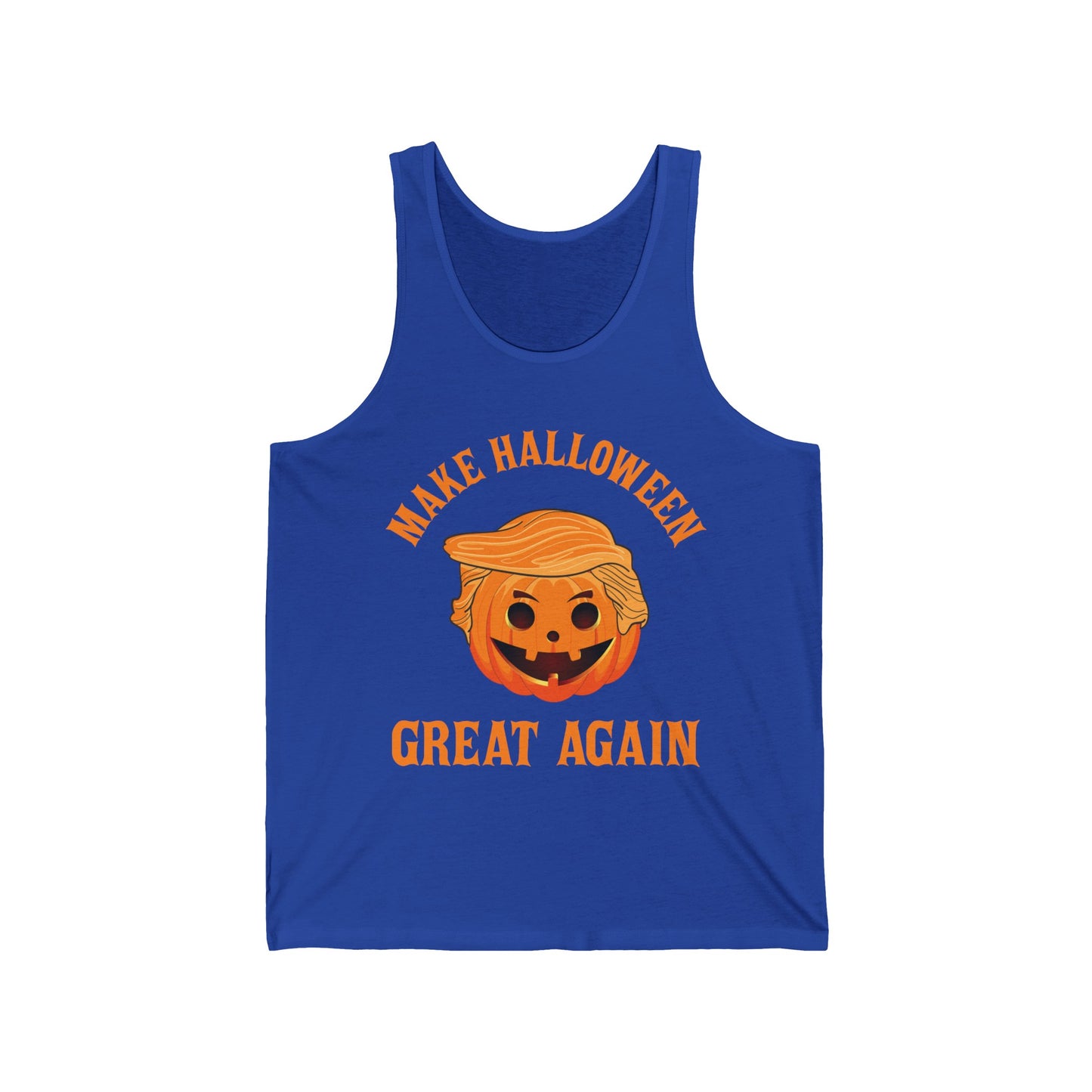 Funny Make Halloween Great Again Pro Trump Tank Tops For Men Women