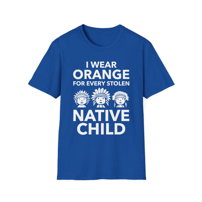 I Wear Orange for Every American Native Child Indian Pride T-Shirt for Men Women