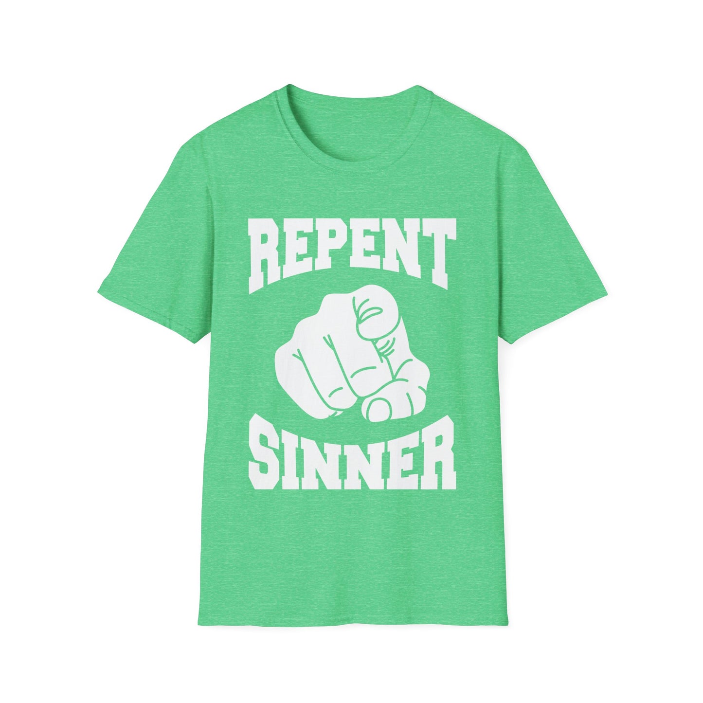 Funny Repent Sinner Christian Jesus Bible T-Shirt Men Women