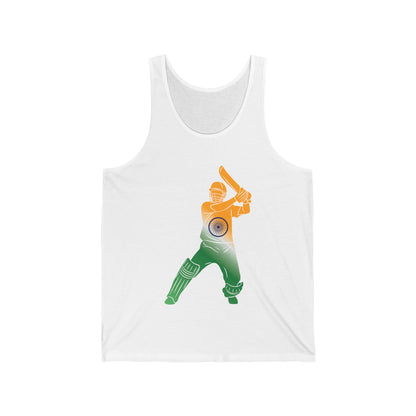 Indian Cricket Team Cricketer Fan Batsmen Flag Of India Tank Top Gift For Men Women Tank Top