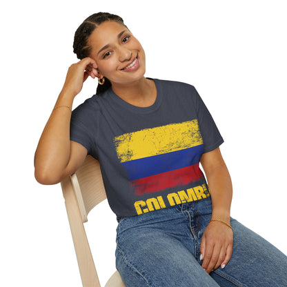 Colombia Columbian Flag Outfit T-Shirt For Men Women T-Shirt